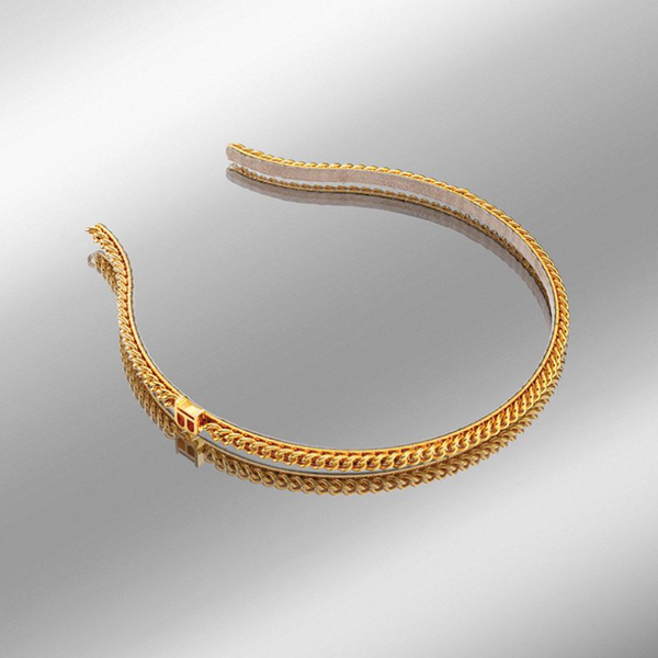 Balmain Gold Chain Small Headband- Beauty Affairs 2