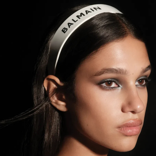 Balmain Legacy Cellulose Acetate Headband White Limited Edition- Beauty Affairs 2