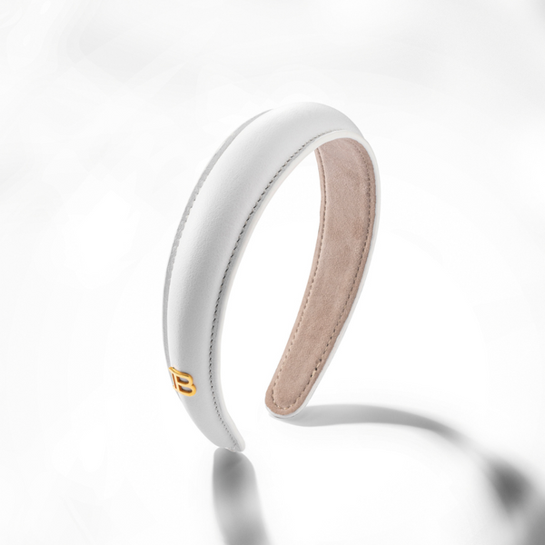 Balmain Legacy Leather Puffed Headband Limited Edition- Beauty Affairs 2