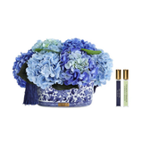 Cote Noire Chinoiserie Hydrangea - Blue