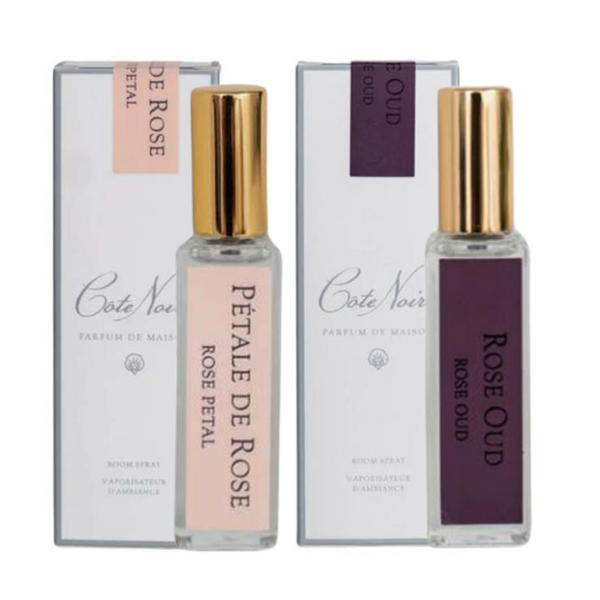 Cote Noire Room Spray Petal & Oud Rose Duo 2 x 15ml - Beauty Affairs 1