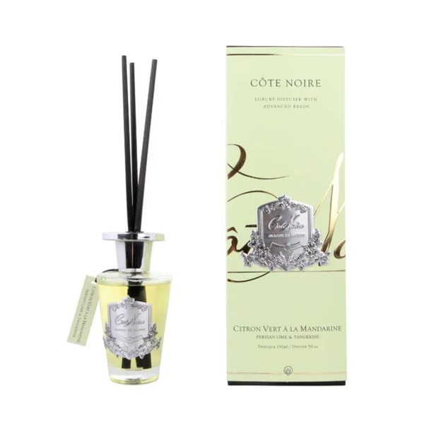 Cote Noire Diffuser Persian Lime & Tangerine (150ml Silver) - Beauty Affairs1