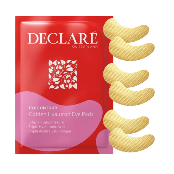 Declare Eye Contour Golden Hyaluron Eye Pads (3 x 2pcs) - Beauty Affairs 1