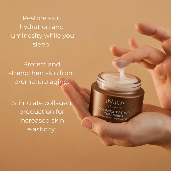 INIKA Organic Overnight Repair Treatment 50ml- Beauty Affairs 2