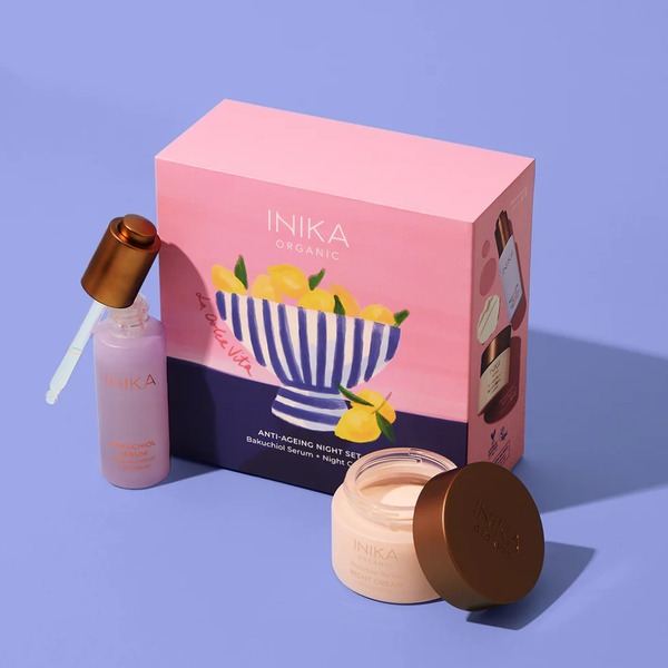 INIKA Amalfi Collection Anti-Ageing Night Set - Beauty Affairs2