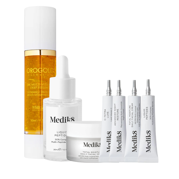 Medik8 & Orogold Boost Collagen & Exfoliate Anti-Aging Set - Beauty Affairs 1