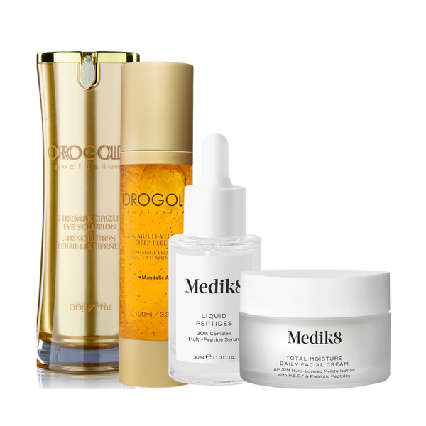 Medik8 & Orogold Boost Collagen & Exfoliate Anti-Aging Set