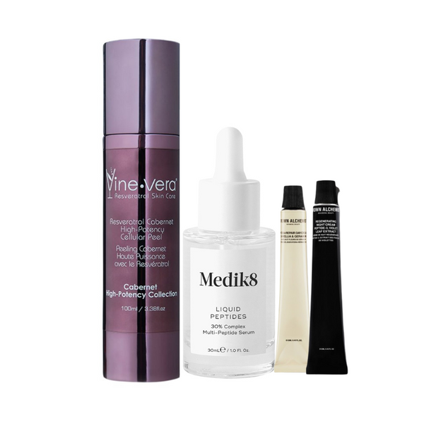 Medik8 & Vine Vera Boost Collagen & Exfoliate Anti-Ageing Mini Set - Beauty Affairs 1