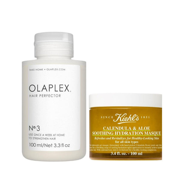 Olaplex & Kiehl's Hair Perfector No.3 + Calendula & Aloe Soothing Hydration Mask 200ml Olaplex