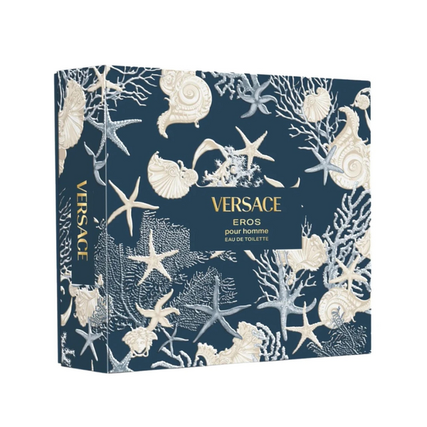 Versace Eros Pour Homme Set (EDT 100ml + Bath & Shower Gel 150ml+ EDP 5ml)