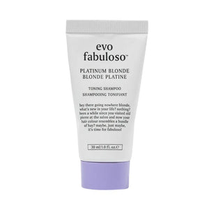 evo Fabuloso Platinum Blonde Toning Shampoo Evo (30ml ) - Beauty Affairs 1