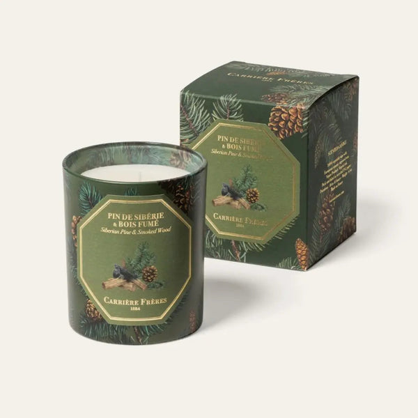 Carriere Freres Festive Pine & Smoked Wood Candle 185g Carriere Freres - Beauty Affairs 2