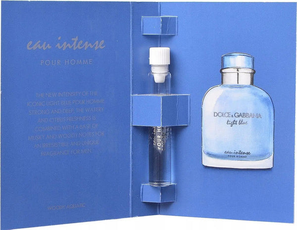Dolce & Gabbana Light Blue Pour Homme Intense EDP sample 1.5 ml Fragrance sample