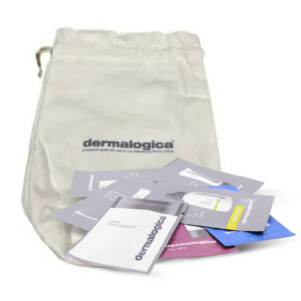 Dermalogica Drawstring Bag & Discovery samples/10-piece Gift