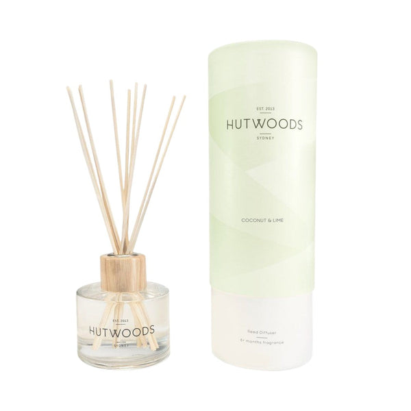 HUTWOODS REED DIFFUSER COCONUT & LIME HUTWOODS