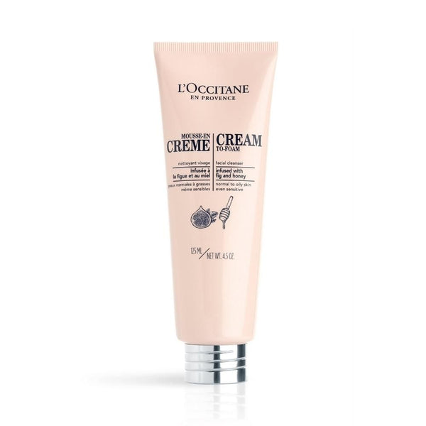 L'Occitane Cream-to-Foam Facial Cleanser 125ml L'Occitane