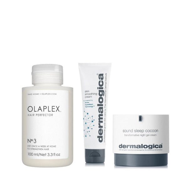 Olaplex & Dermalogica  Perfector No 3+ Moisturiser Skincare Set Beauty Affairs