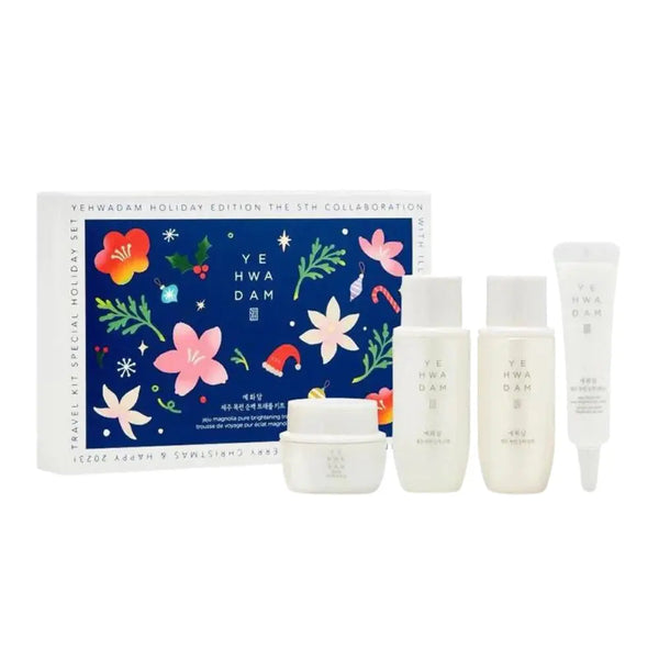 Yehwadam Jeju Magnolia Pure Brightening Travel Kit (Limited Edition) Yehwadam - Beauty Affairs 1