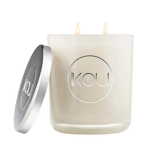 iKOU Aromacology Eco-Luxury Candle Glass Happiness - Beauty Affairs2